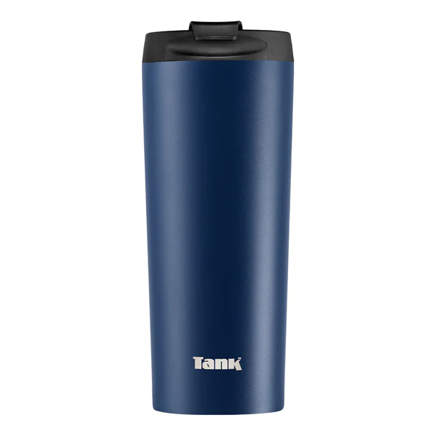 تانك مي مج حراري أستانلس ستيل ٤٥٠ مل فليب كاب أزرق داكن