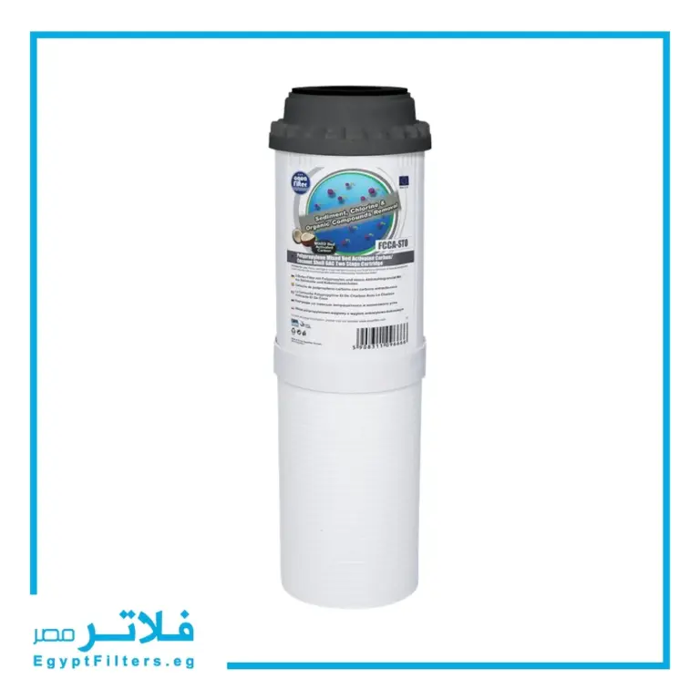 شمعة 2×1 بولي وكربون أوروبي في تحسين جودة الماء - فلاتر مصر