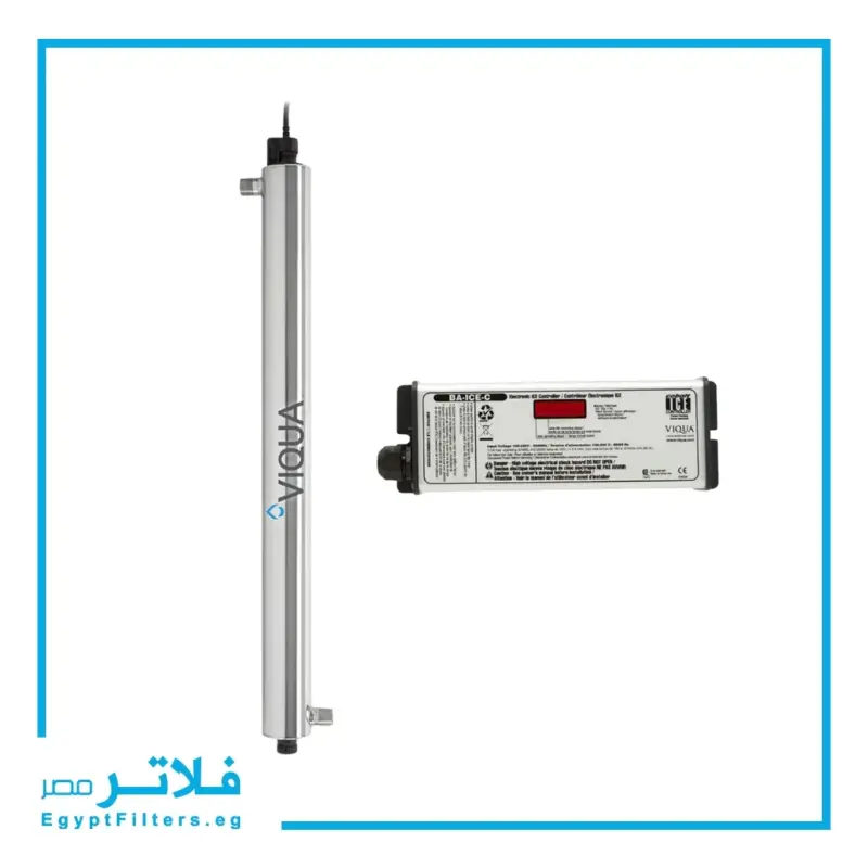 نظام تعقيم بالأشعة فوق البنفسجية UV موديل VP600 بطاقة 24GPM