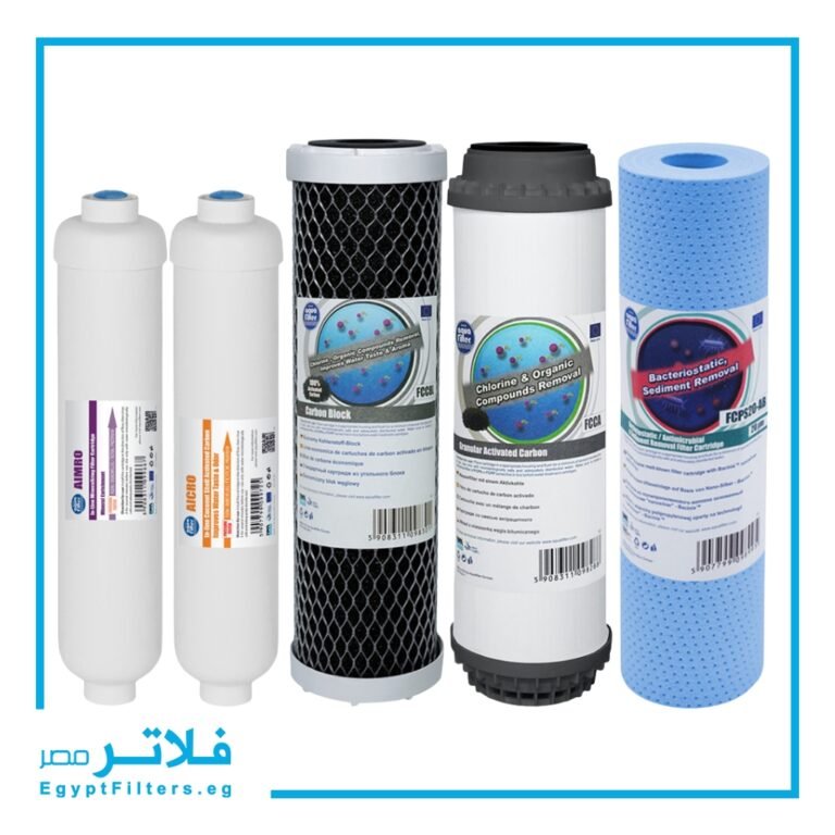 باكدج 5 شمعات اكوا فلتر أوروبي فلتر مياه منزلي – فلاتر مصر