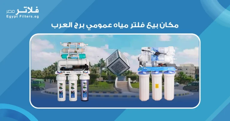 كيف تختار فلتر مياه عمومي في برج العرب: نصائح وأماكن الشراء